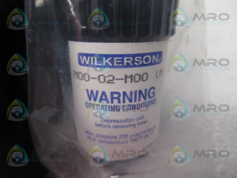 WILKERSON M00-02-M00 PNEUMATIC LUBRICATOR FILTER  NSNP IN BAG