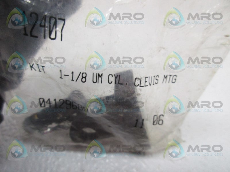 INDUSTRIAL MRO 12407 1-1/8 UM CYL CLEVIS MTG KIT * NEW IN FACTORY BAG *
