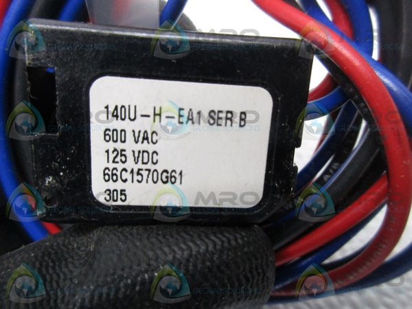 ALLEN BRADLEY 140U-H-EA1 SER. B AUXILIARY CONTACT  UNMP