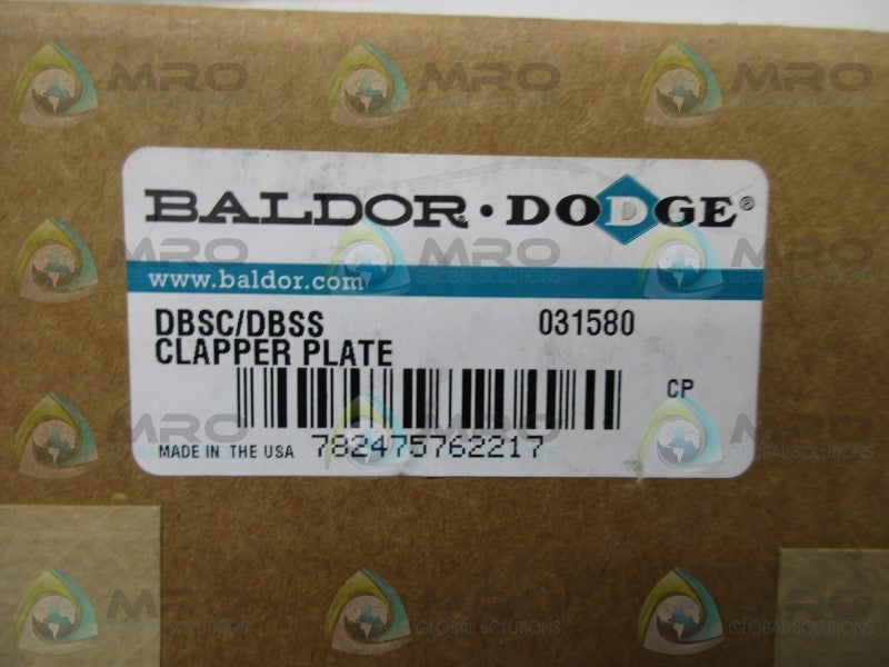 DODGE 031580 CLAPPER PLATE DBSC/DBSS  NSFS