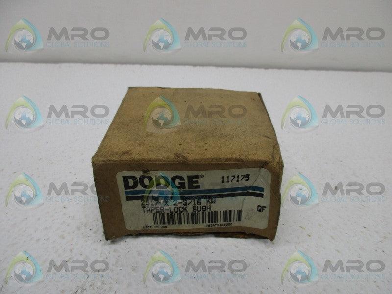 DODGE 117175 2517 TAPER LOCK BUSHING 2-3/16"  NSMP