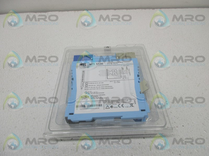 MTL MTL5526 2 CH SWITCH OPERATED RELAY * FACTORY SEALED *