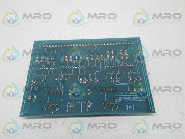 WESTERN RESEARCH WPC100840M1 CIRCUIT BOARD  UNMP
