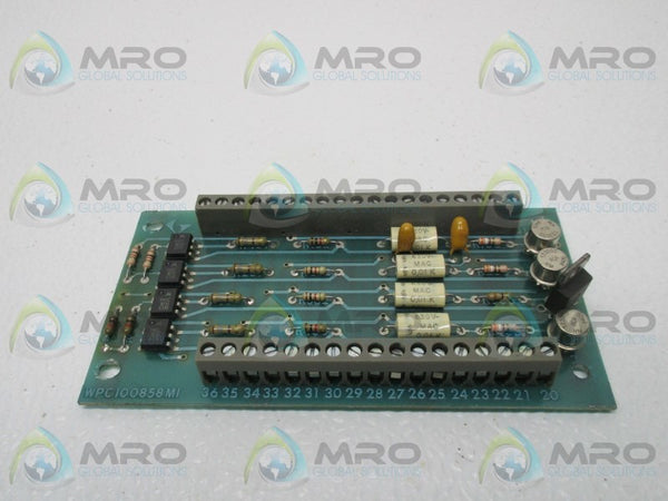 WESTERN RESEARCH WPC100858M1 BOARD  UNMP