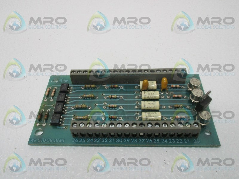 WESTERN RESEARCH WPC100858M1 BOARD  UNMP
