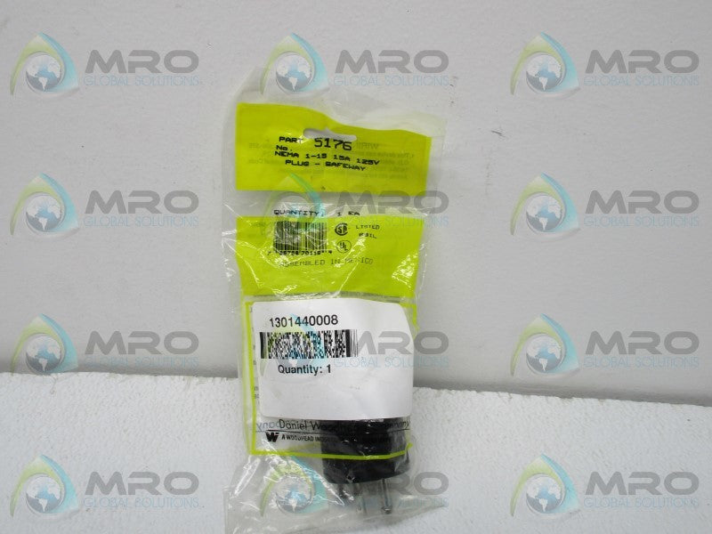 DANIEL WOODHEAD 5176 PLUG * NEW IN FACTORY BAG *