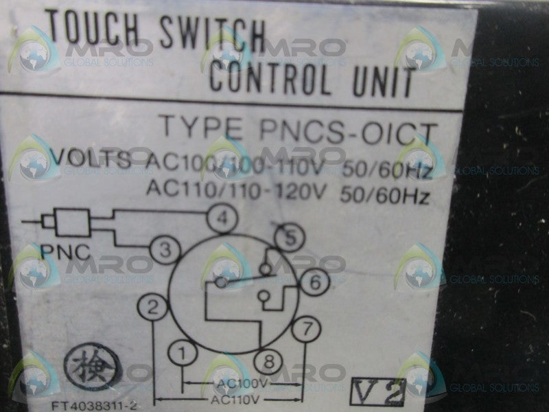 YASKAWA PNCS-OICT TOUCH SWITCH CONTROL UNIT  NSNP