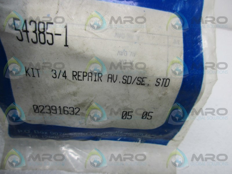 PHD 54385-1 REPAIR KIT 3/4" * NEW IN FACTORY BAG *