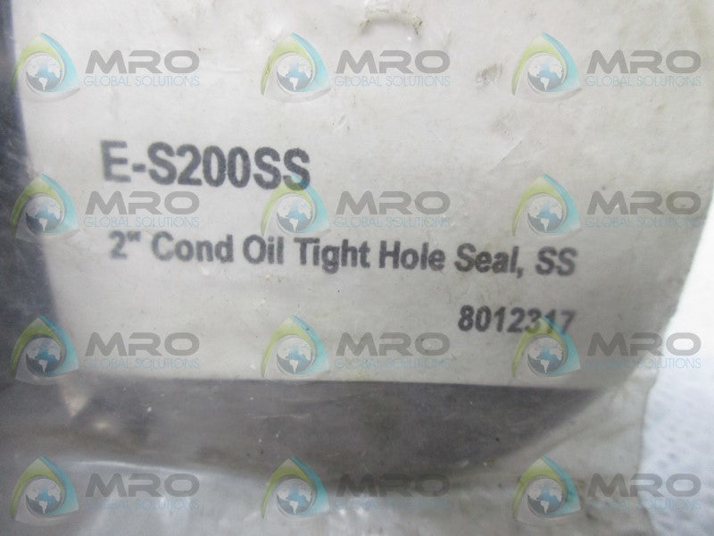 INDUSTRIAL MRO 8012317 2" COND OIL TIGHT HOLE SEAL * NEW IN FACTORY BAG *