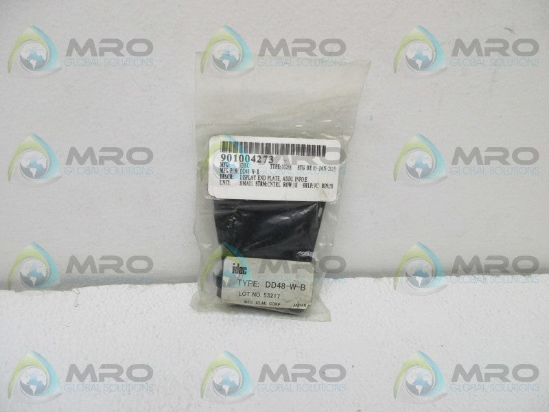 IDEC DD48-W-B PR END PLATES  NSMP