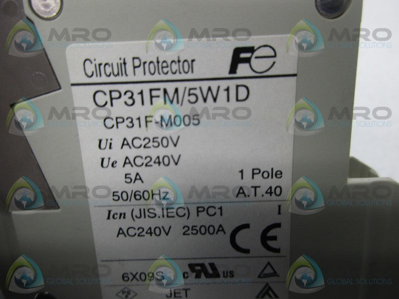 FUJI ELECTRIC CP31FM/5W1D CIRCUIT PROTECTOR  NSMP