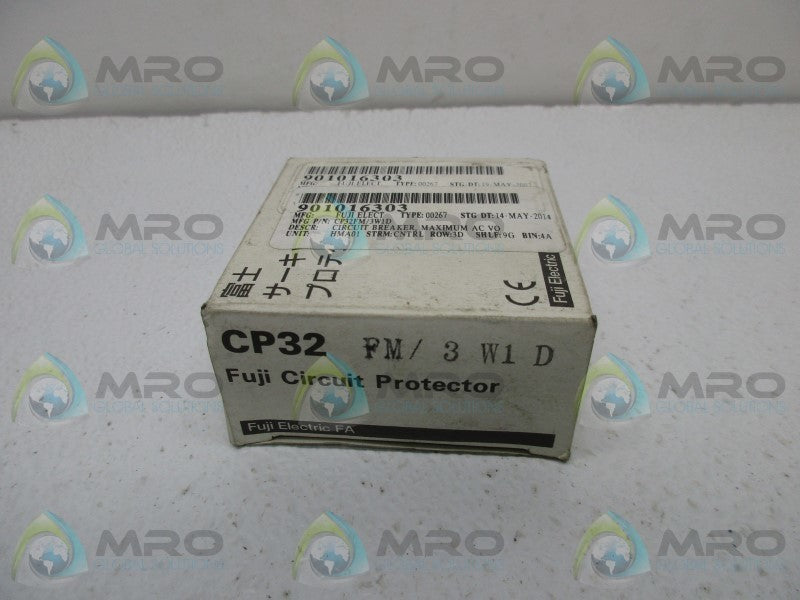 FUJI ELECTRIC CP32FM/3W1D CIRCUIT PROTECTOR  NSMP