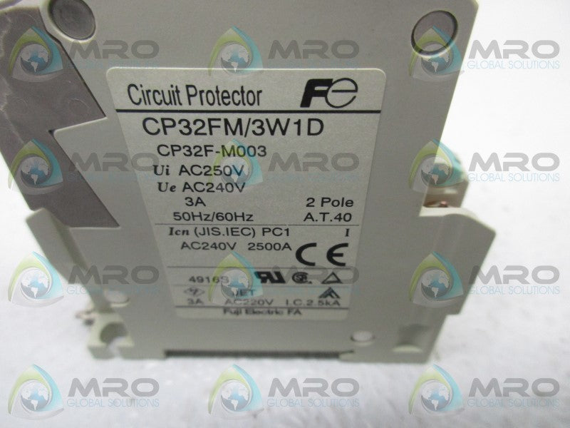 FUJI ELECTRIC CP32FM/3W1D CIRCUIT PROTECTOR  NSMP