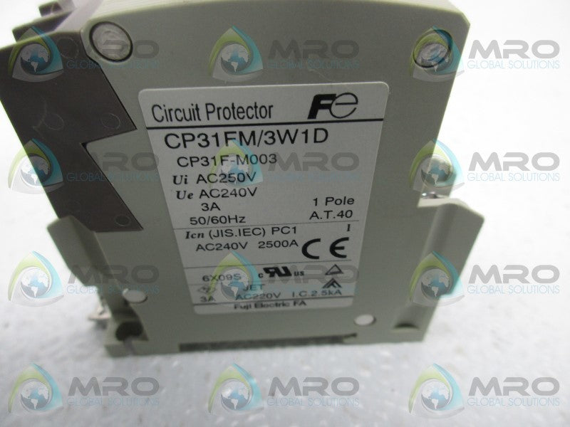 FUJI ELECTRIC CP31FM/3W1D CIRCUIT PROTECTOR  NSMP