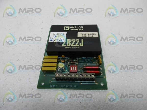 WESTERN RESEARCH WPC100813M1 CIRCUIT BOARD  UNMP