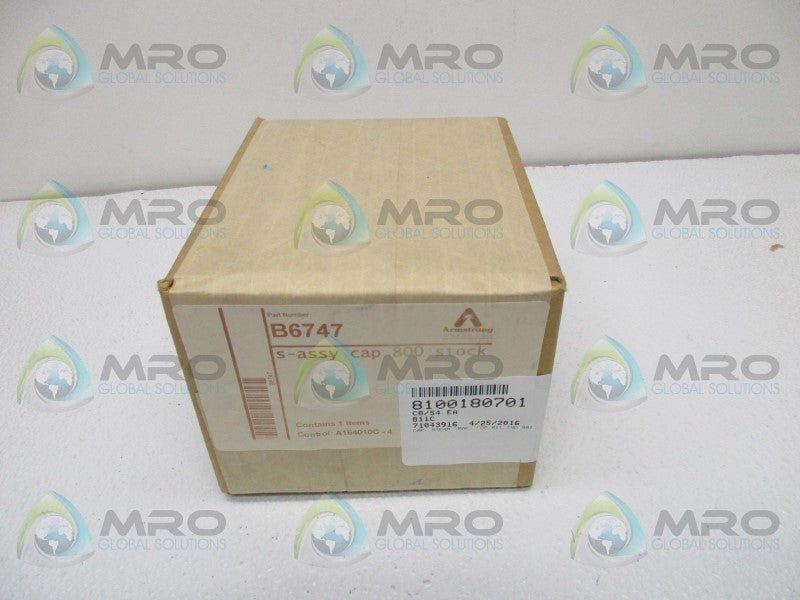 ARMSTRONG B6747 800C CAP FOR STEAM TRAP * FACTORY SEALED *