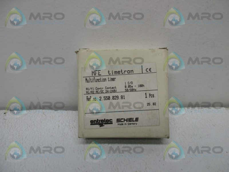 ENTRELEC 0.550.029.81 TIMETRON ON DELAY TIMER  NSMP
