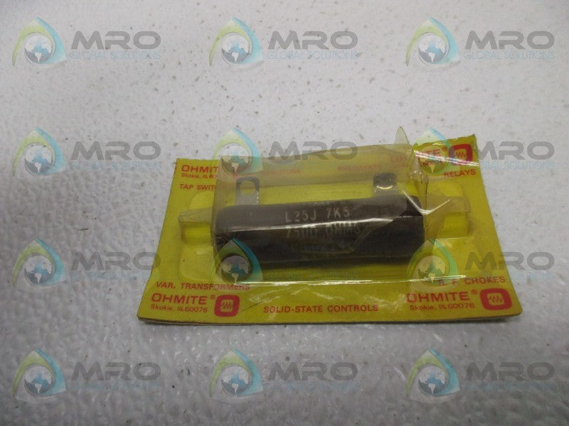 OHMITE L25J7K5 RESISTOR  NSMP