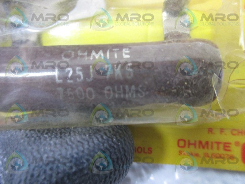 OHMITE L25J7K5 RESISTOR  NSMP