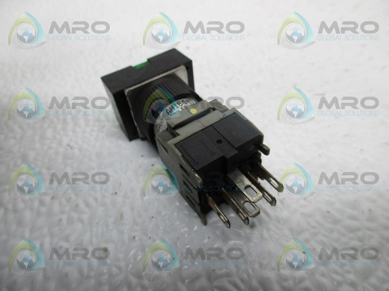 FUJI ELECTRIC AH164-TGL PUSHBUTTON GREEN  UNMP