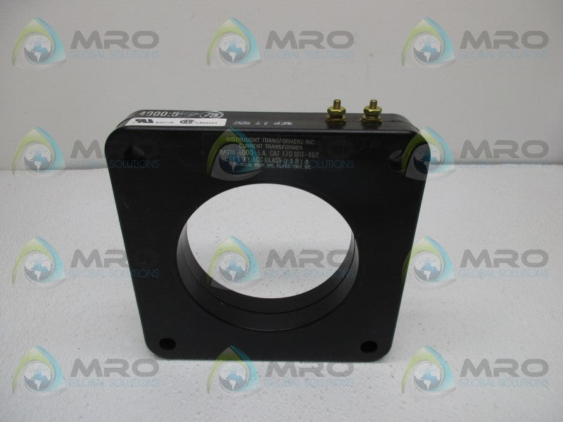 INSTRUMENT TRANSFORMER 170SHT-402 CURRENT TRANSFORMER 4000:5A  NSNP