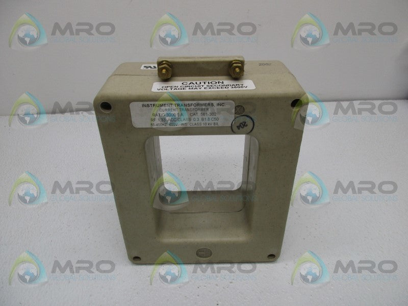 INSTRUMENT TRANSFORMER 561-302 CURRENT TRANSFORMER RATIO 3000:5A  NSNP