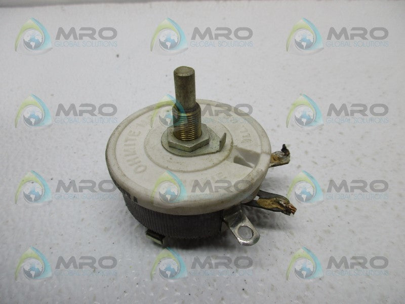 OHMITE 0319 REHOSTAT 80 OHM  UNMP