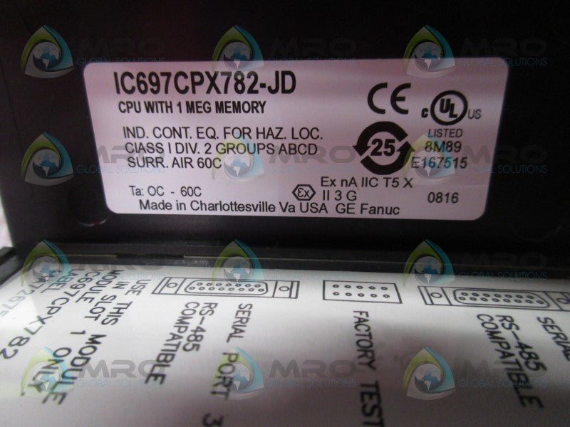 GE FANUC IC697CPX782-JD  UNMP