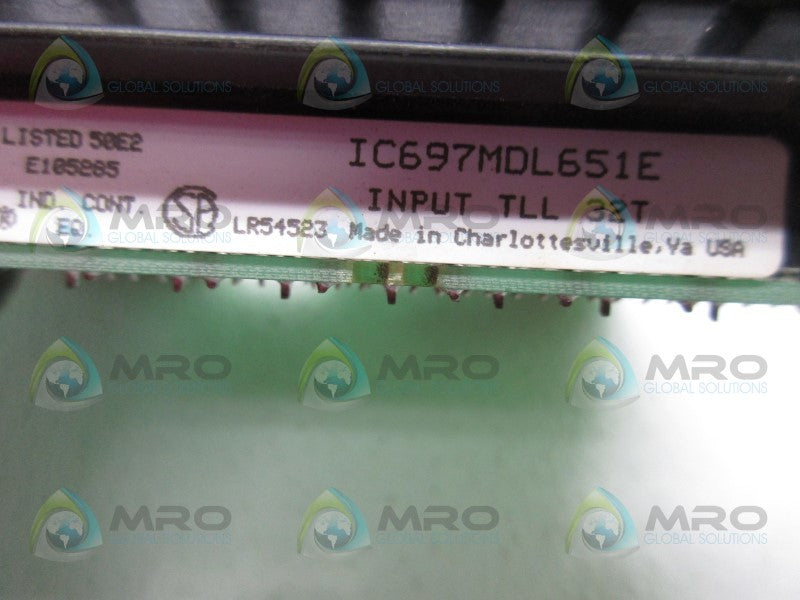 GE FANUC IC697MDL651E 32PT INPUT MODULE  UNMP