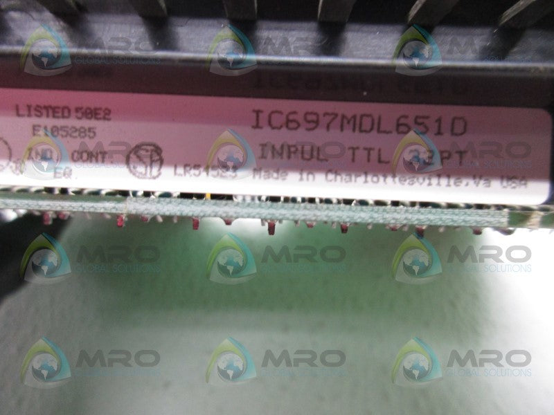 GE FANUC IC697MDL651D 32PT INPUT MODULE  UNMP