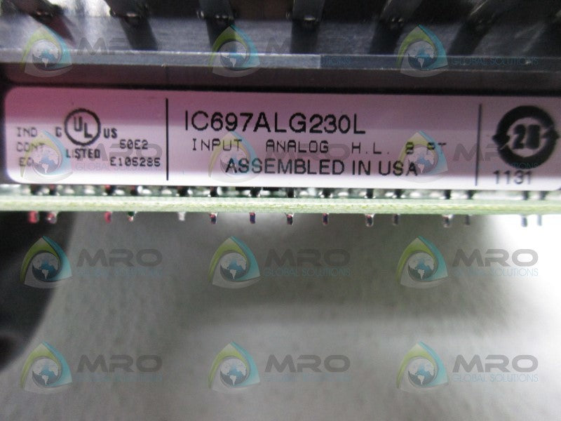 GE FANUC IC697ALG230L INPUT ANALOG MODULE  NSNP