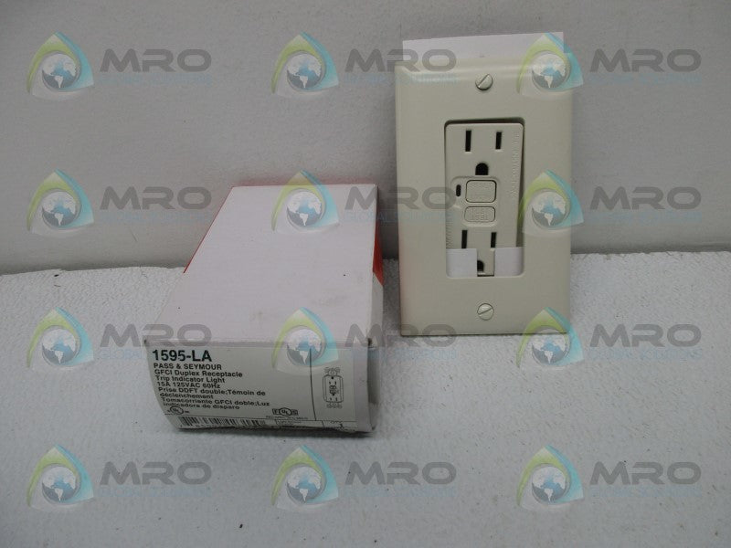 PASS & SEYMOUR 1595-LA GFCI DUPLEX RECEPTACLE  NSMP
