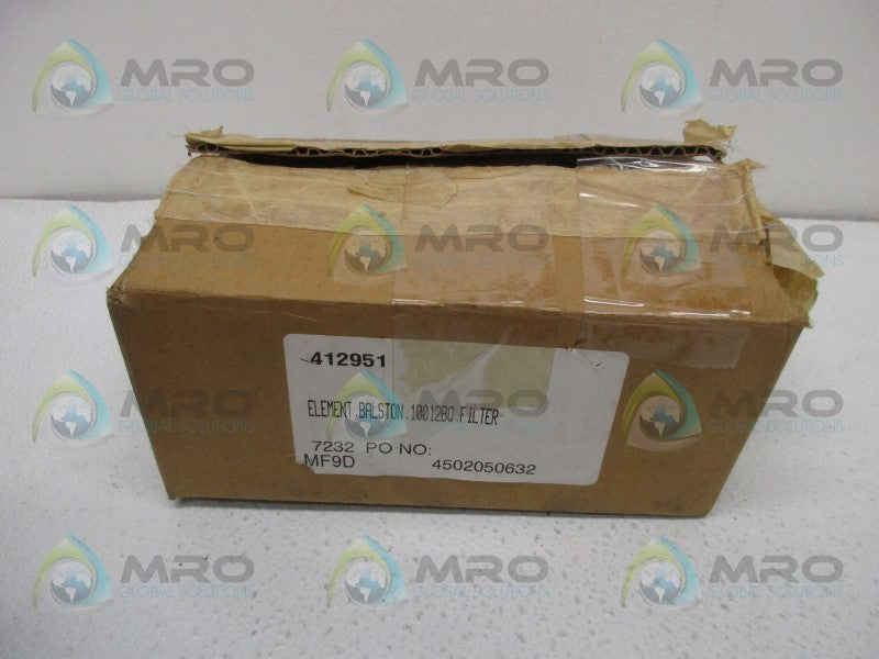 BALSTON 100-12-BQ REPLACEMENT FILTER ELEMENT * NEW IN FACTORY BAG *