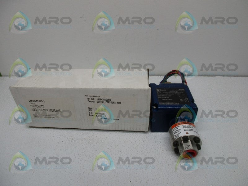 ITT 100P47C6CJMS ADJUSTABLE PRESSURE SWITCH  NSMP