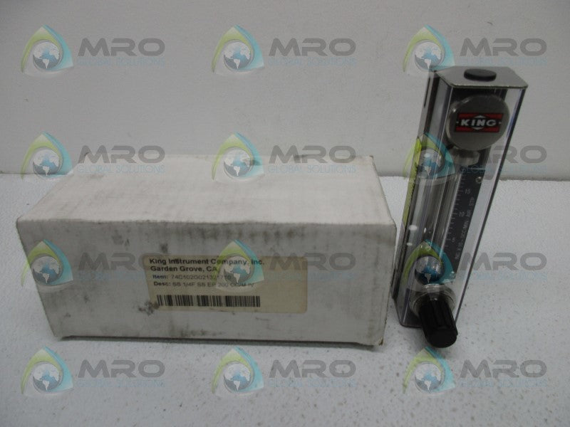 KING INSTRUMENT 74C102G021321710 FLOW METER  NSMP