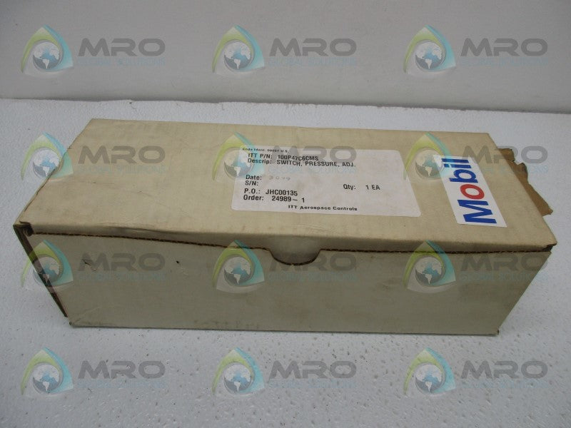 ITT 100P47C6CMS ADJUSTABLE PRESSURE SWITCH  NSMP