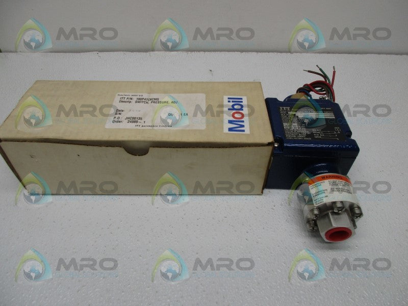 ITT 100P47C6CMS ADJUSTABLE PRESSURE SWITCH  NSMP