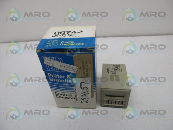 POTTER & BRUMFIELD CNT-35-96 TIME DELAY RELAY/COUNTER * NEW IN BOX *