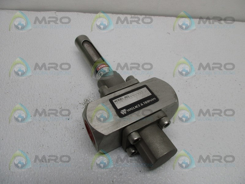 WALLACE & TIERNAN 5120M12133XXLX ARMORED PURGE METER 3/4"  NSNP