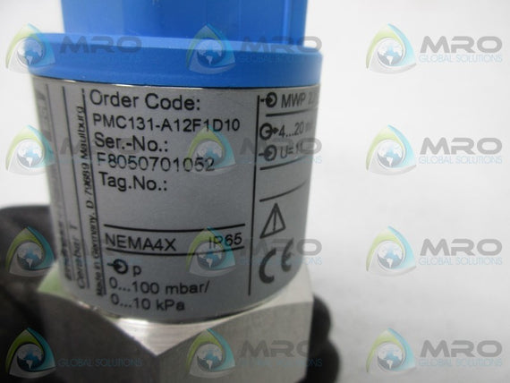 ENDRESS HAUSER PMC131-A12F1D10 PRESSURE TRANSDUCER * NEW IN BOX *