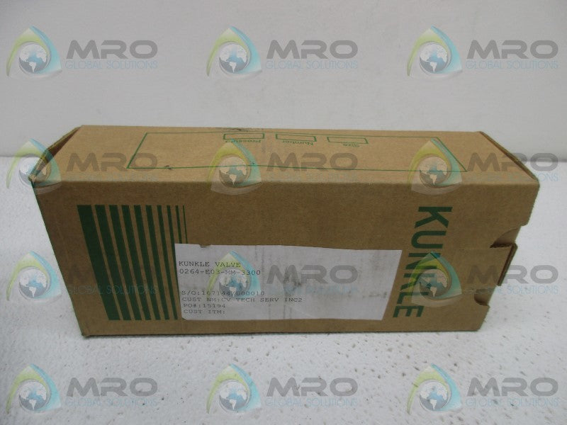 KUNKLE VALVE 0264-E03-MM-3300 RELIEF VALVE  NSMP