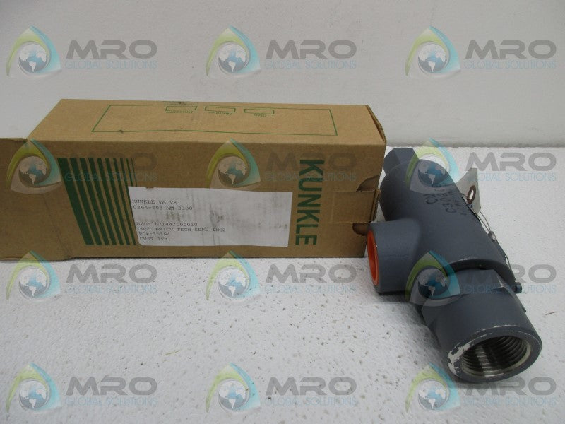 KUNKLE VALVE 0264-E03-MM-3300 RELIEF VALVE  NSMP
