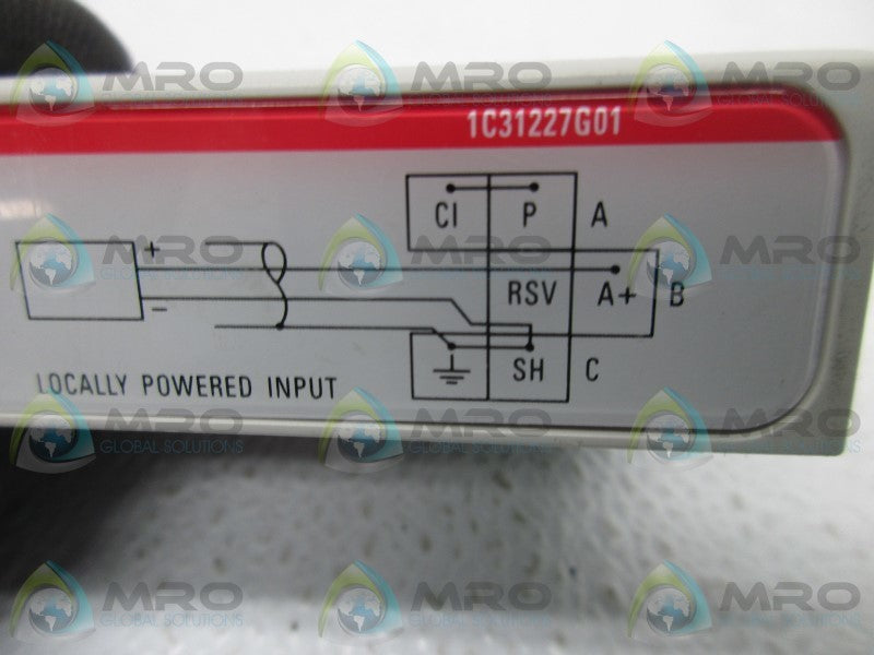 WESTINGHOUSE 1C31227G01 MODULE OVATION 4-20MA ANALOG INPUT POWER  NSNP