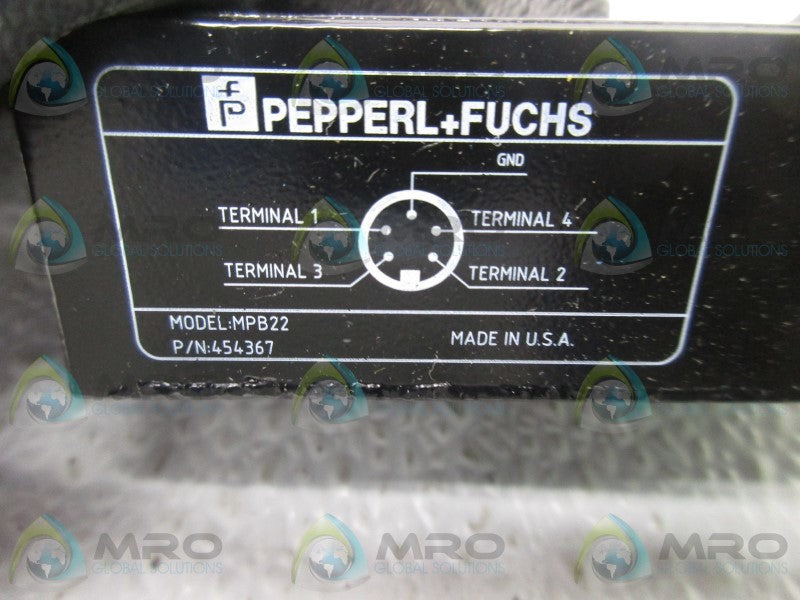 PEPPERL & FUCHS MPB22 PHOTO AUTOMATION SENSOR  NSMP