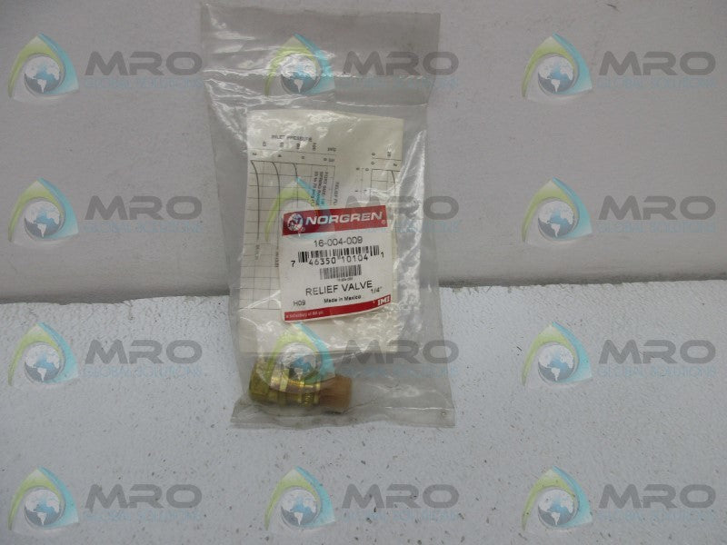 NORGREN 16-004-009 RELIEF VALVE * NEW IN FACTORY BAG *