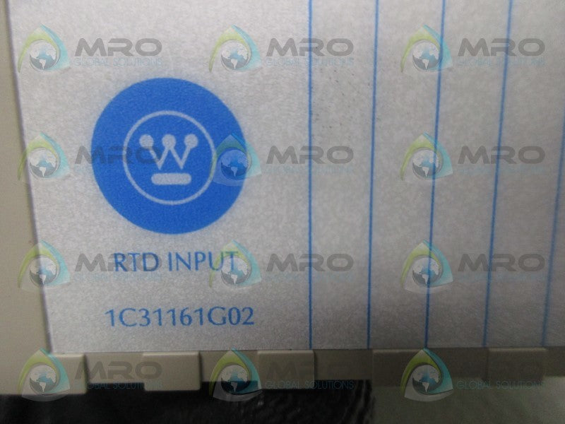 WESTINGHOUSE 1C31161G02 RTD INPUT MODULE  NSNP