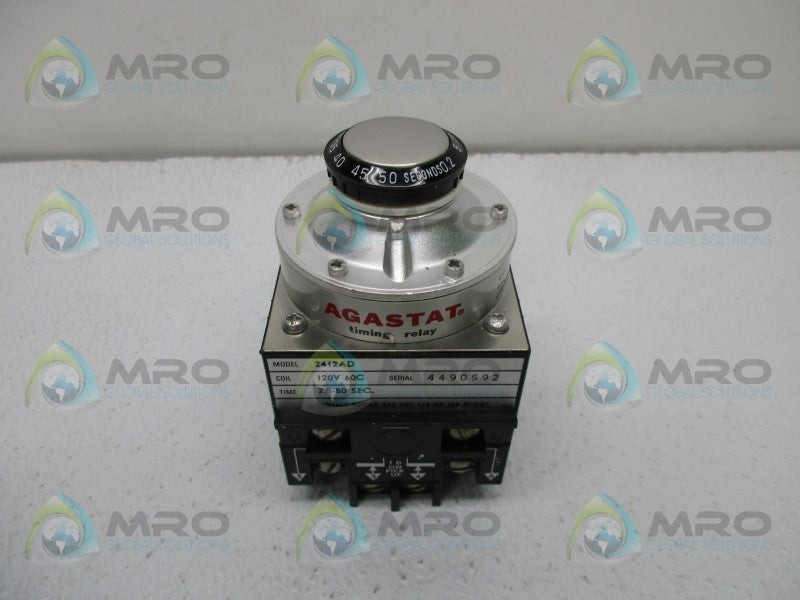 AGASTAT 24I2AD TIME DELAY RELAY 2.5-50 SEC.  NSNP