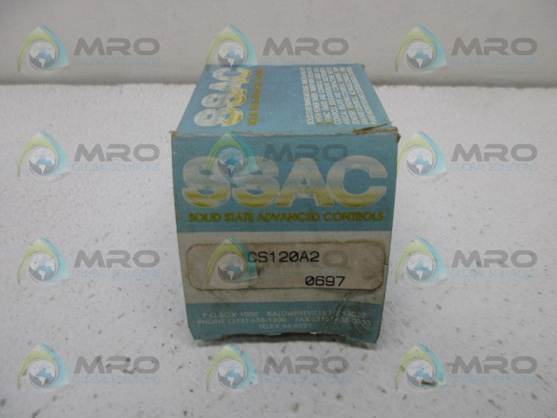 SSAC CS120A2 SOLID STATE CONTROL  NSMP