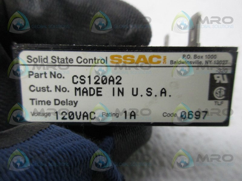 SSAC CS120A2 SOLID STATE CONTROL  NSMP