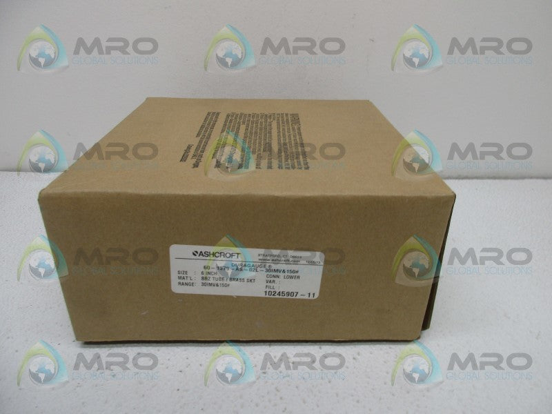 ASHCROFT 60-1379-AS-02L-30IMV&150 PRESSURE GAUGE  NSMP